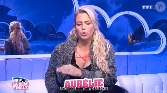 Aurélie dans la quotidienne de Secret Story 8, le lundi 15 septembre 2014 sur TF1