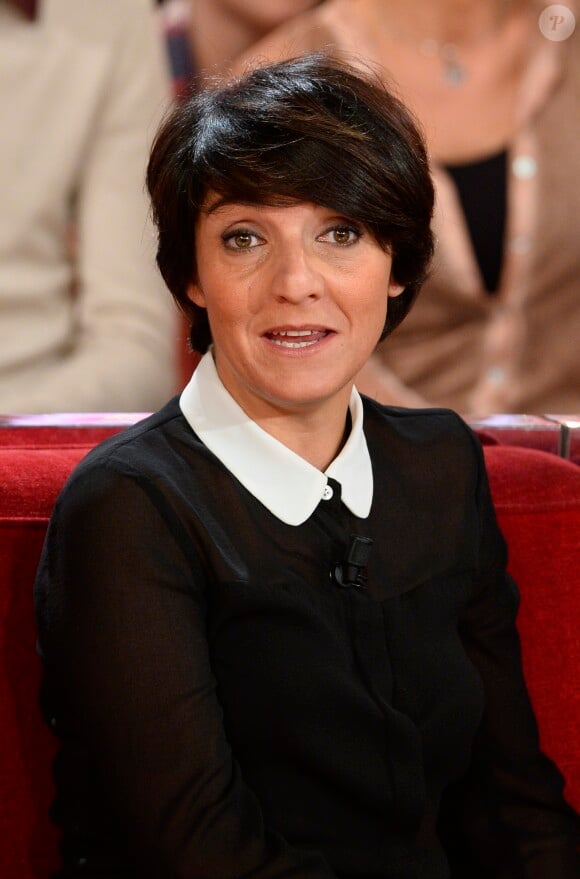 Florence Foresti à l'enregistrement de l'émission "Vivement dimanche" à Paris, le 6 novembre 2013.
