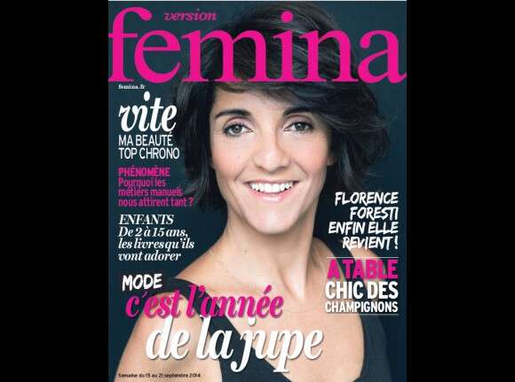 Florence Foresti en couverture de Version femina