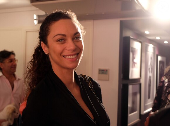 Lily Becker lors du vernissage de l'exposition "Girls ! Girls ! Girls !" à la Little Black Gallery Park Walk de Londres, le 16 septembre 2014