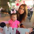 Pour l'anniversaire de leur petite Liva (2 ans), Jade Foret et Arnaud Lagardère ont organisé une magnifique fête au Jardin d'Acclimatation, dans le 16e arrondissement de Paris, mardi 16 septembre 2014.