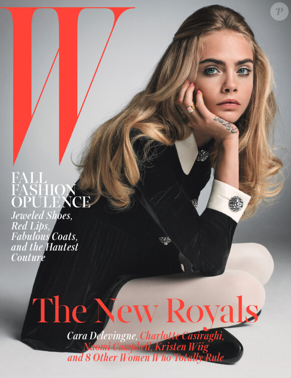 Cara Delevingne en couverture du W Magazine.