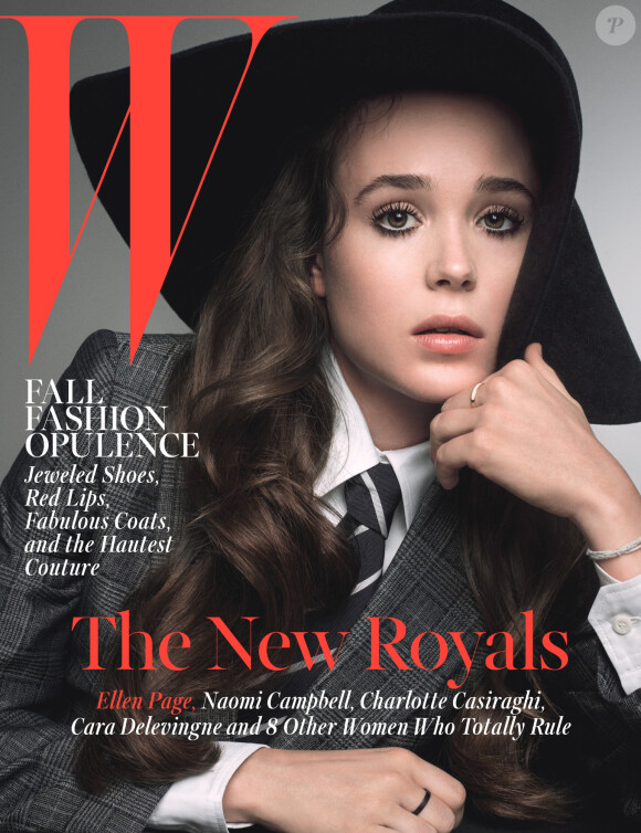 Ellen Page en couverture du W Magazine.