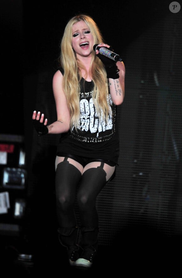 Avril Lavigne en concert au Forum de Los Angeles, le 29 mai 2014
