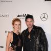 Bella Thorne et Johnny Wujek  au photocall de la soirée amfAR à Milan le 20 septembre 2014 