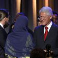 Leonardo DiCaprio, Bill Clinton à la 8e soirée annuelle "Clinton Global Citizen Awards And CGCA" à New York, le 21 septembre 2014.