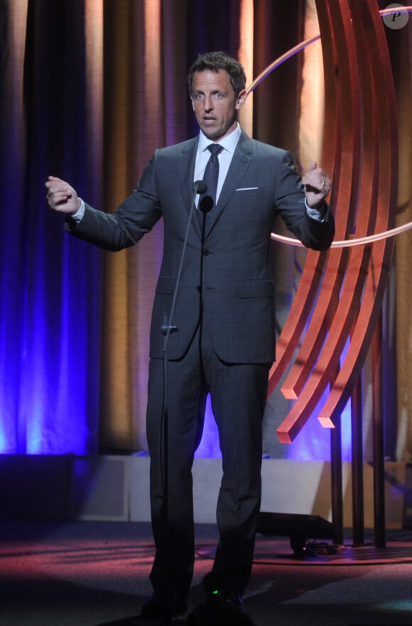 Seth Meyers à la 8e soirée annuelle "Clinton Global Citizen Awards And CGCA" à New York, le 21 septembre 2014.
