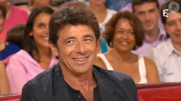 Patrick Bruel sur le plateau de Vivement Dimanche, sur France 2, le dimanche 21 septembre 2014