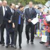 La princesse Victoria et le prince Daniel de Suède en visite à Glimakra, dans la municipalité d'Östra Göinge, le 24 septembre 2014