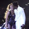 Beyonce and Jay-Z heat up the night as they perform during their On The Run Tour to a crowd of screaming fans at the Metlife Stadium in New Jersey. East Rutherford, NJ, USA on July 11, 2014. Photo by AKM-GSI/ABACAPRESS.COM13/07/2014 - East Rutherford