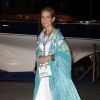 Elena d'Espagne aux noces d'or du roi Constantin II et de la reine Anne-Marie de Grèce le 18 septembre 2014 au Pirée.