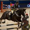 L'infante Elena d'Espagne en compétition équestre lors du Salon du cheval de Madrid en décembre 2012