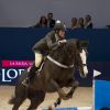 L'infante Elena d'Espagne en compétition équestre lors du Salon du cheval de Madrid en décembre 2012
