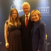 Chelsea Clinton, Hillary Clinton et Bill Clinton à New York, le 22 septembre 2014