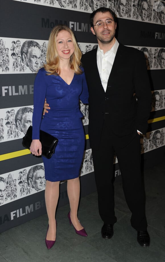 Chelsea Clinton et son mari Marc Mezvinsky - Soirée "Museum of Modern Art film benefit" à New York, en l'honneur de Tarantino, le 3 décembre 2012
