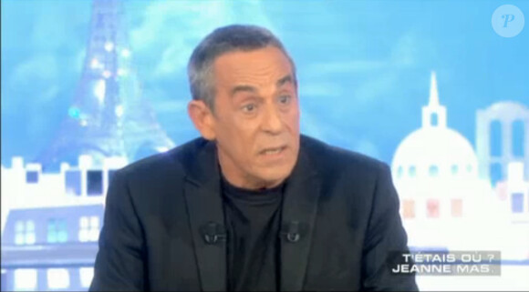 Thierry Ardisson présente Salut les Terriens sur Canal+, le samedi 27 septembre 2014.