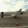 Kendji en jet-privé, le 20 septembre 2014 entre Paris et Bruxelles.