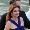 Cindy Crawford et son mari Randy Gerber se rendant au mariage de George Clooney et  Amal Alamuddin le 27 septembre 2014 à Venise