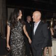 Bruce Willis et Emma Heming lors du 8e Exploring the Arts Gala à New York le 29 septembre 2014.
