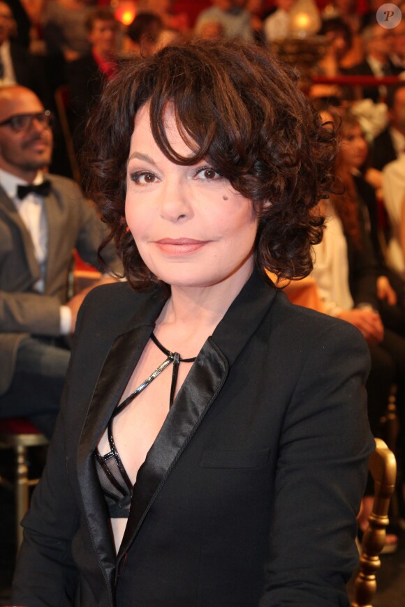 Exclusif - Isabelle Mergault - Enregistrement de l'émission "Le plus grand cabaret du monde", les 6 et 7 mai 2014.