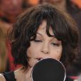 Isabelle Mergault - Enregistrement de l'émission "Vivement Dimanche" à Paris le 16 Janvier 2013.