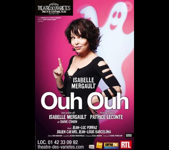 Isabelle Mergault dans la pièce Ouh Ouh