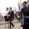 La princesse Victoria de Suède et le prince Daniel - La famille royale de Suède se rend à l'église à l'occasion de l'ouverture de la session parlementaire à Stockholm le 30 septembre 2014