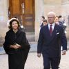 Le roi Carl Gustav de Suède et la reine Silvia - La famille royale de Suède se rend à l'église à l'occasion de l'ouverture de la session parlementaire à Stockholm le 30 septembre 2014