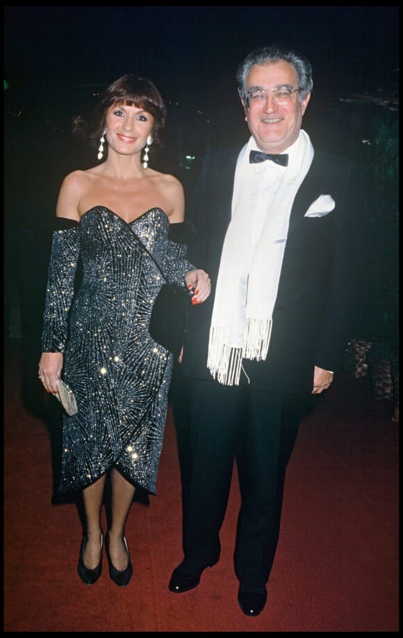 Georges Fillioud et Danièle Evenou en 1985