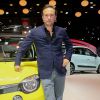 Vincent Perez lors de la soirée d'inauguration des nouvelles Renault Espace et Clio lors du salon de l'automobile au Parc des Expositions de la porte de Versailles à Paris, le 2 octobre 2014.