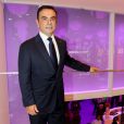  Carlos Ghosn lors de la soir&eacute;e d'inauguration des nouvelles Renault Espace et Clio lors du salon de l'automobile au Parc des Expositions de la porte de Versailles &agrave; Paris, le 2 octobre 2014. 