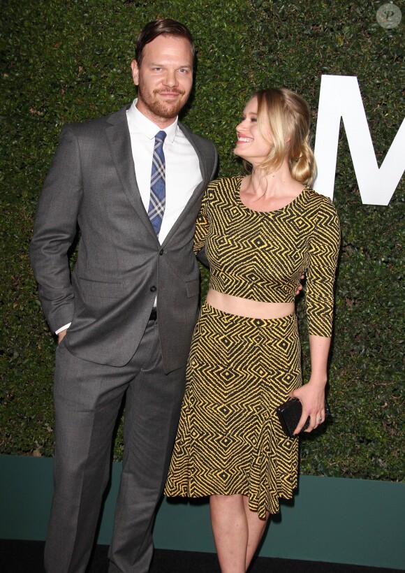 Leven Rambin et son fiancé Jim Parrack à la soirée Michael Kors pour la sortie du livre "Young Hollywood" à Beverly Hills, le 2 octobre 2014. 
