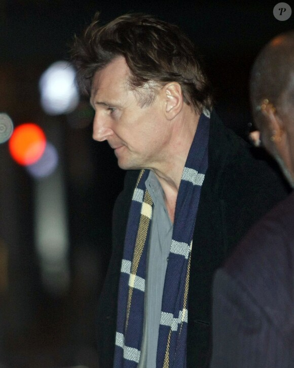 Liam Neeson à New York le 20 mars 2009. 