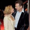 Natasha Richardson et Liam Neeson à Londres le 17 octobre 2008.