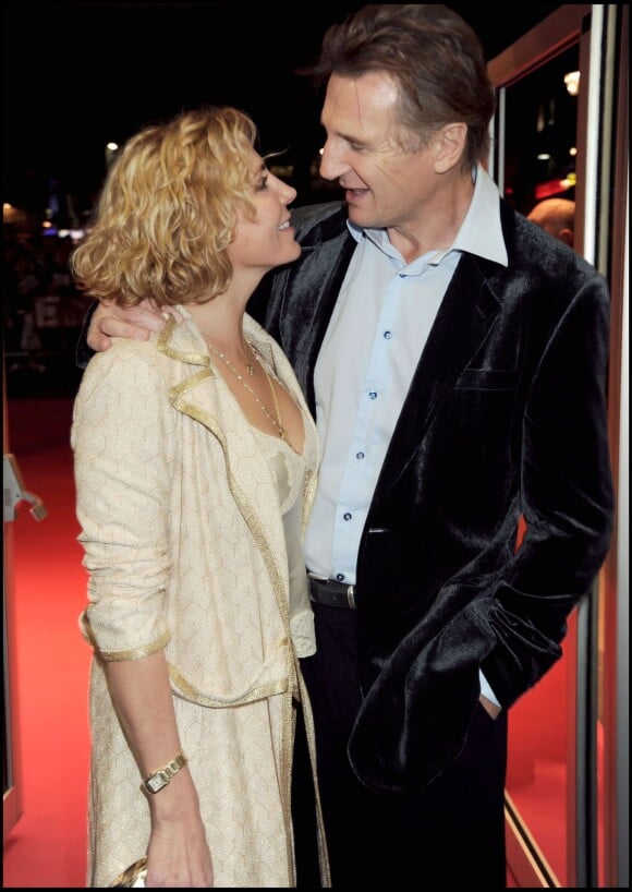 Natasha Richardson et Liam Neeson à Londres le 17 octobre 2008.
