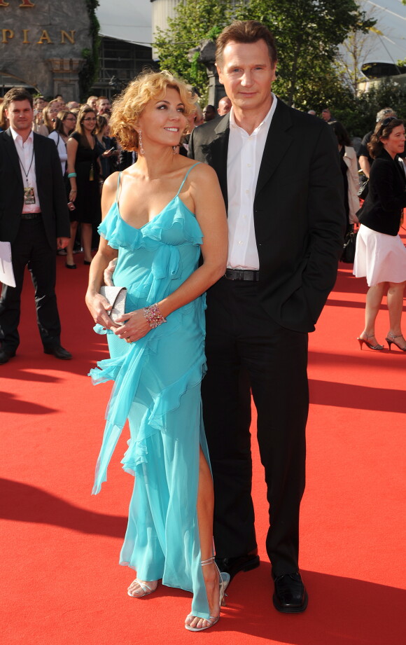 Natasha Richardson et Liam Neeson à Londres le 19 juin 2008.