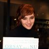 Orsay a nu par Louise Bourgoin à Paris le 13 décembre 2012.
