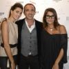 Exclusif - Jessica LeMarié-Pirès, Nikos Aliagas et Karine Ferri lors de la soirée organisée par "Iluxe Saint-Barthélémy" à l'occasion du lancement du concept-store éphémère Condensed à la Galerie Joseph Turenne à Paris, le 7 octobre 2014
