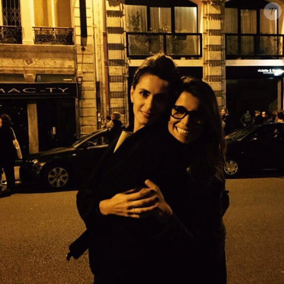 Karine Ferri et Jessica LeMarié Pirès le 7 octobre 2014
