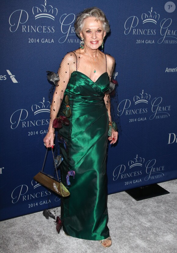 Tippi Hedren le 8 octobre 2014 lors de la cérémonie des 30e Princess Grace Awards, gala annuel de la Princess Grace Foundation - USA, à Los Angeles.