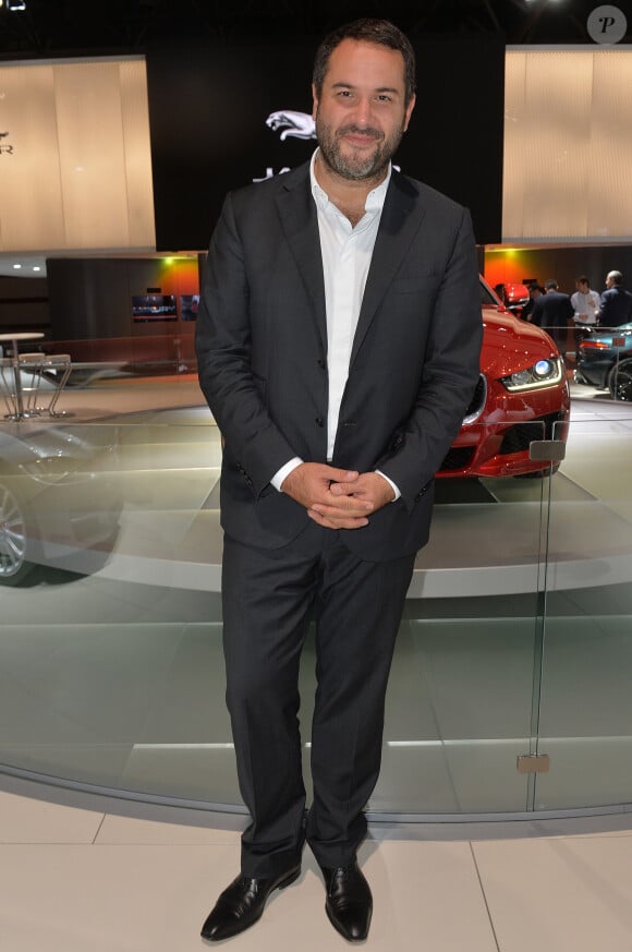 Bruce Toussaint - Soirée Jaguar et Land Rover à l'occasion de l'ouverture du Mondial de l'Automobile au Parc des Expositions de la porte de Versailles à Paris, le 2 octobre 2014.