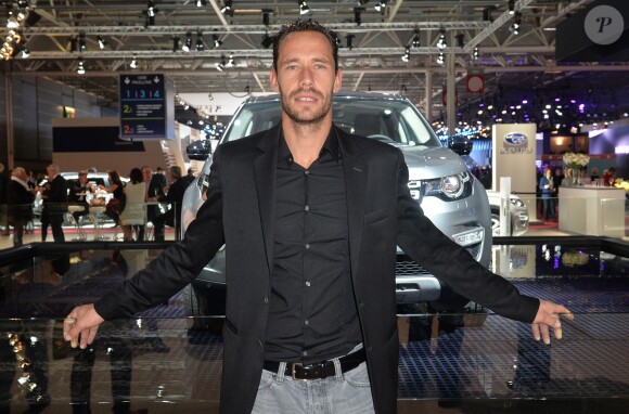 Michael Llodra - Soirée Jaguar et Land Rover à l'occasion de l'ouverture du Mondial de l'Automobile au Parc des Expositions de la porte de Versailles à Paris, le 2 octobre 2014.
