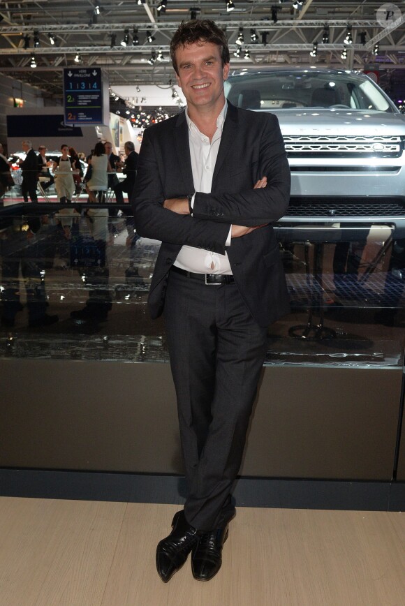 Hervé Mathoux - Soirée Jaguar et Land Rover à l'occasion de l'ouverture du Mondial de l'Automobile au Parc des Expositions de la porte de Versailles à Paris, le 2 octobre 2014.