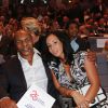 Mike Tyson et sa femme Lakiha 'Kiki' Spicer lors du 25e Sportel de Monaco le 8 octobre 2014 au Forum Grimaldi