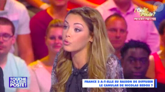 Nabilla dans Touche pas à mon poste le 9 octobre 2014 sur D8.