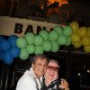 Exclusif - Jean-Noël Mirande et Michel Michel (Banana Cafe) - Premier anniversaire de mariage de Jean-Luc Romero et Christophe Michel au Banana Café à Paris, le 28 septembre 2014.