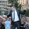 Le danseur Chris Marques - L'équipe de TF1 de "Danse avec les Stars" donnent un show lors du 54e Festival de Télévision de Monte-Carlo, le 8 juin 2014.