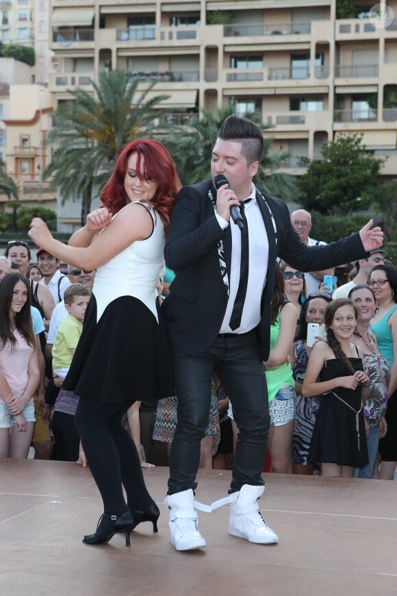 Jaclyn Spencer, Chris Marques - L'équipe de TF1 de "Danse avec les Stars" donnent un show lors du 54e Festival de Télévision de Monte-Carlo, le 8 juin 2014.