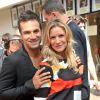 Louise Ekland et Alex Goude - Le jury de "La France a un incroyable talent" arrive au Théâtre André Malraux de Rueil-Malmaison pour le début des auditions. Le 8 septembre 2014.