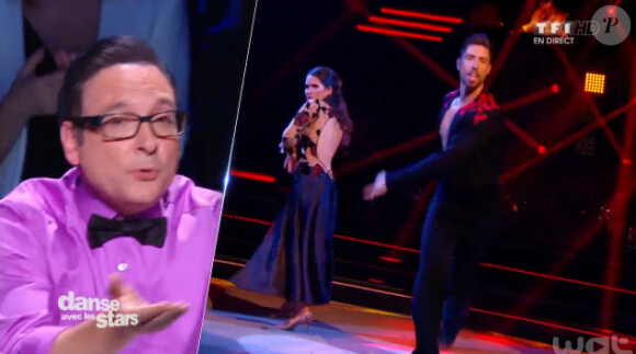 Jean-Marc Généreux juge Joyce Jonathan le 10 octobre 2014, dans Danse avec les stars 5 sur TF1.